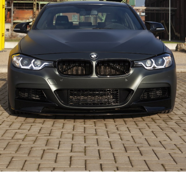 Frontspoiler Lippe Sport-Performance Schwarz Matt passt für BMW 3er F30 F31 mit M-Paket +ABE*